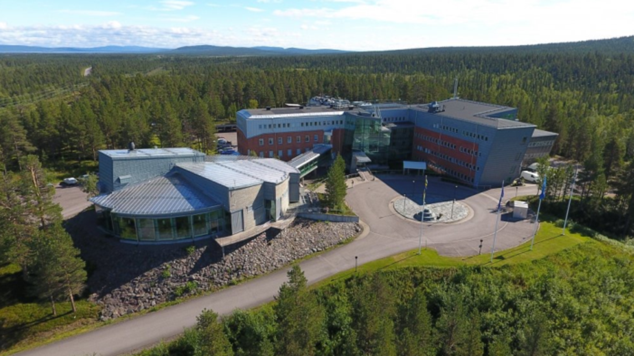 flygbild av rymdcampus