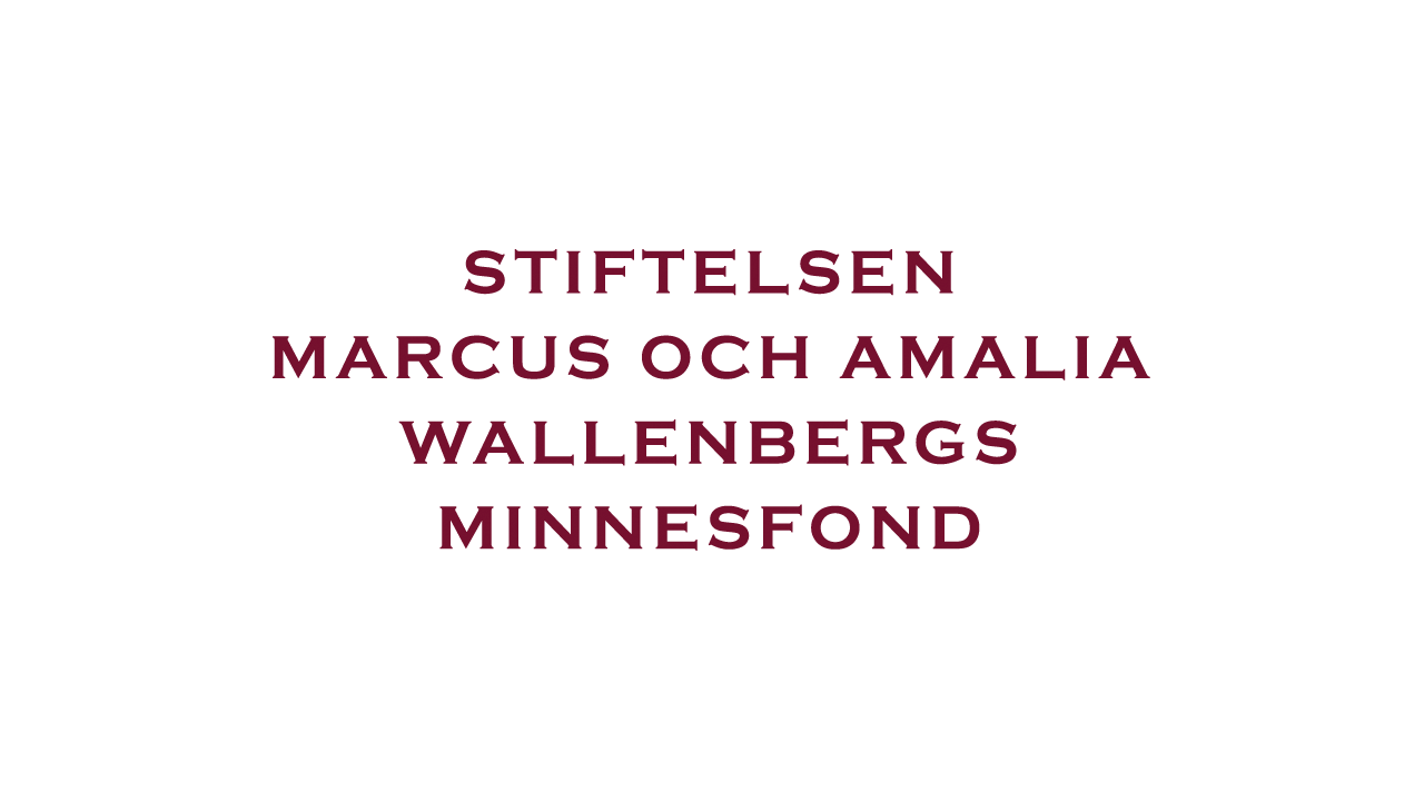 Länk till webbplats för finansiären Stiftelsen Marcus och Amalia Wallenbergs Minnesfond