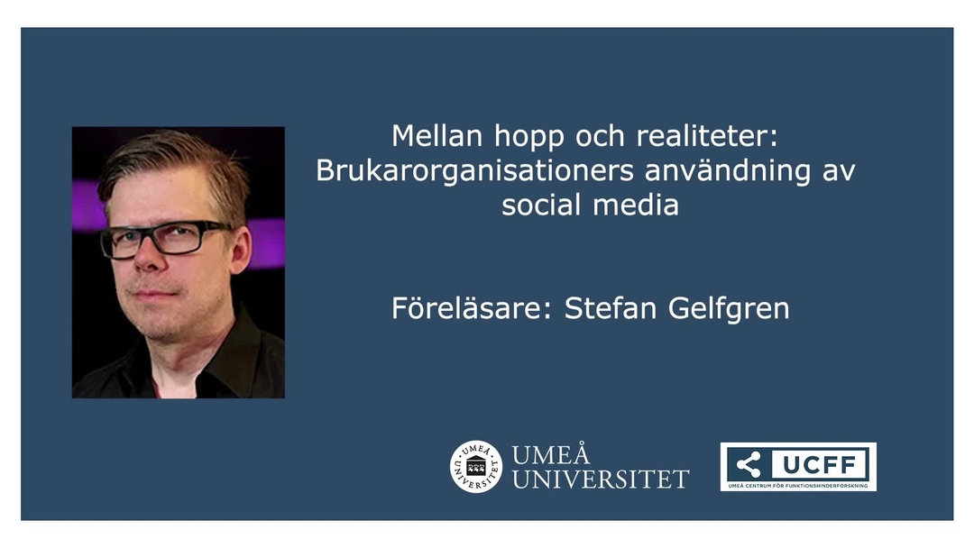 Film: UCFF seminarium Stefan Gelfgren