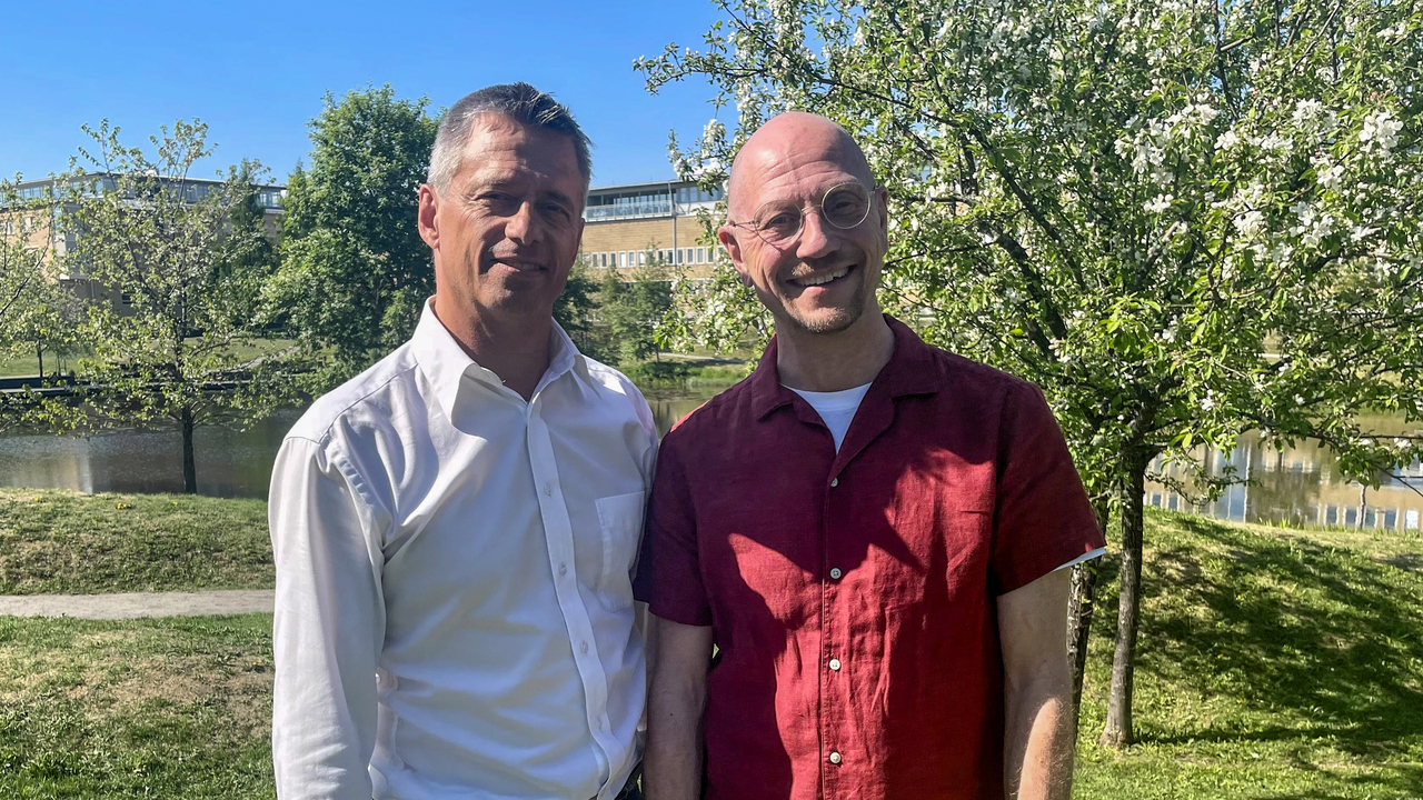 Porträttbild på Peter Jacobsson och Mats Falck