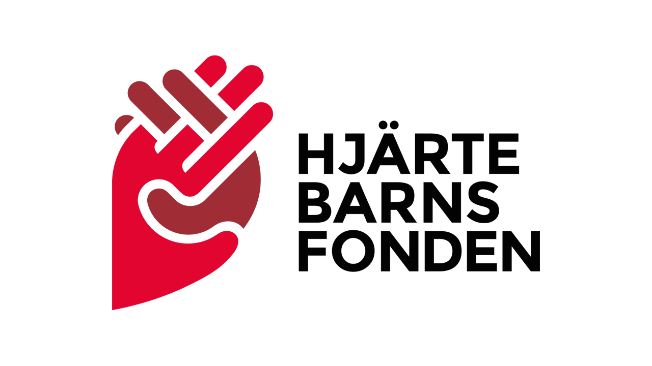 Länk till webbplats för finansiären Hjärtebarnsfonden