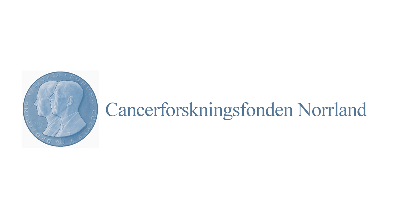 Länk till webbplats för finansiären Cancerforskningsfonden Norrland