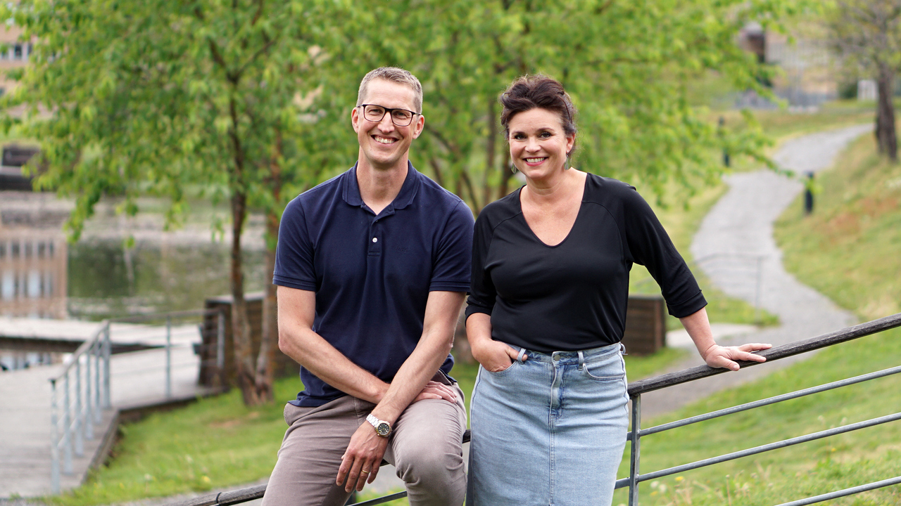 Annakarin Nyberg, projektleder Handelshögskolan Mentor tillsammans med Rickard Lindberg, karriärcenter.