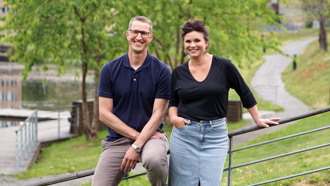 Rickard Lindberg and Annakarin Nyberg