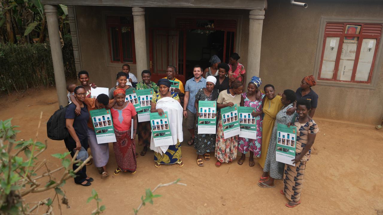 Fältarbete i Rwanda