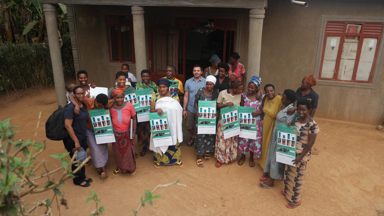 Fältarbete i Rwanda