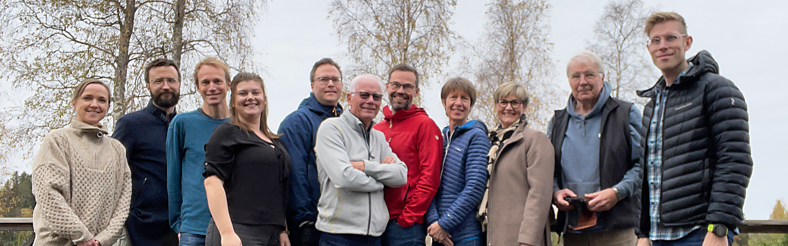 Gruppbild av forskargruppen VECTOR vid möte i Skeppsvik.