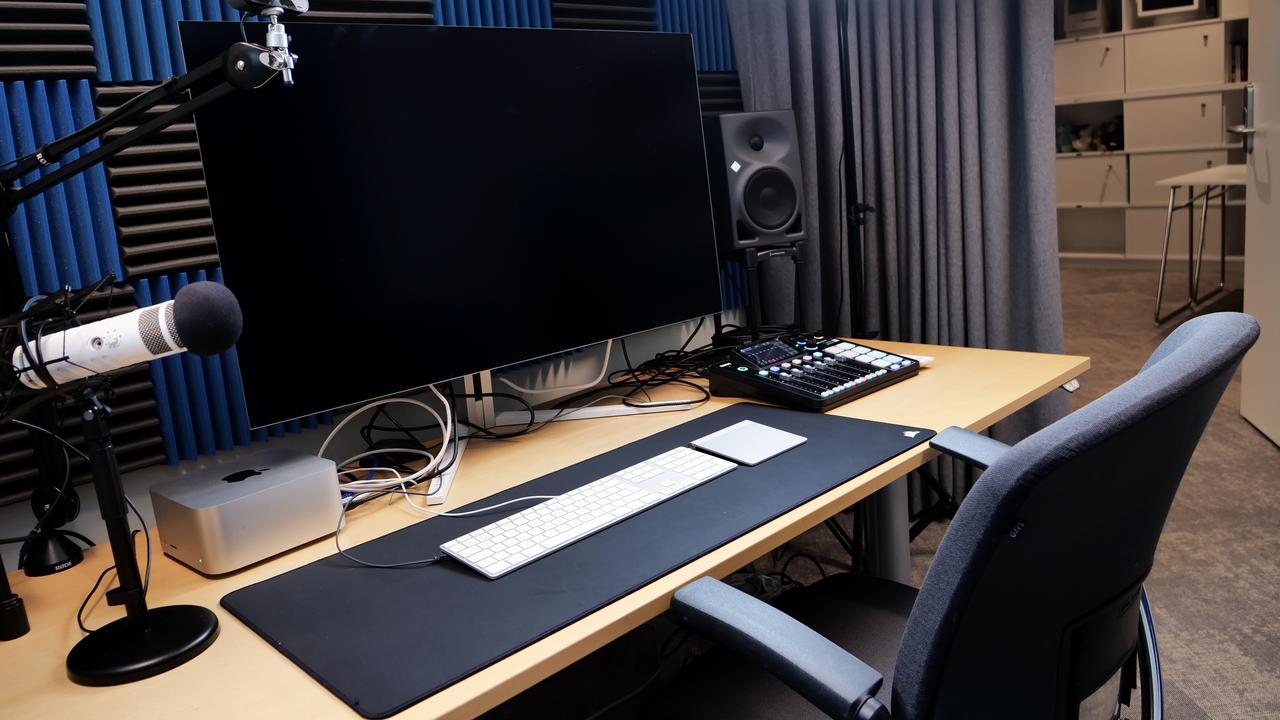 Tysta rummet - här kan du spela in ljud för t.ex. film, podd och intervjuer.