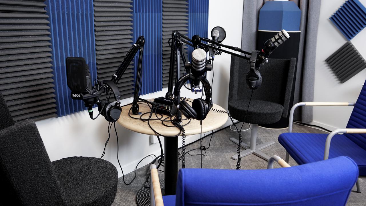 Tysta rummet - här kan du spela in ljud för t.ex. film, podd och intervjuer.