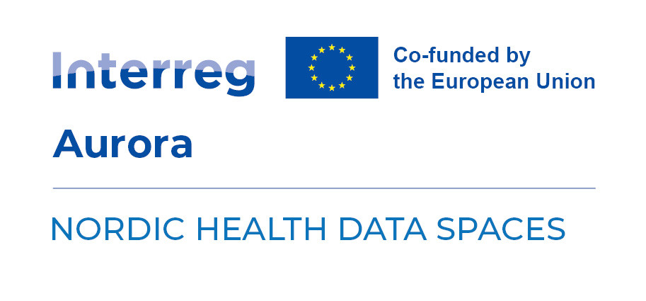 Logotyper för projektet Nordic Health Data Spaces