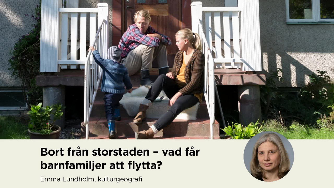 Film: Bort från storstaden - vad får barnfamiljer att flytta?