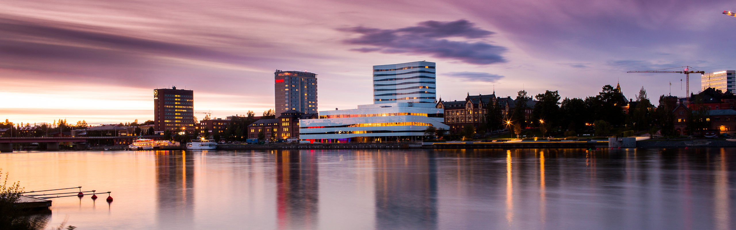 Bild på Umeå skyline