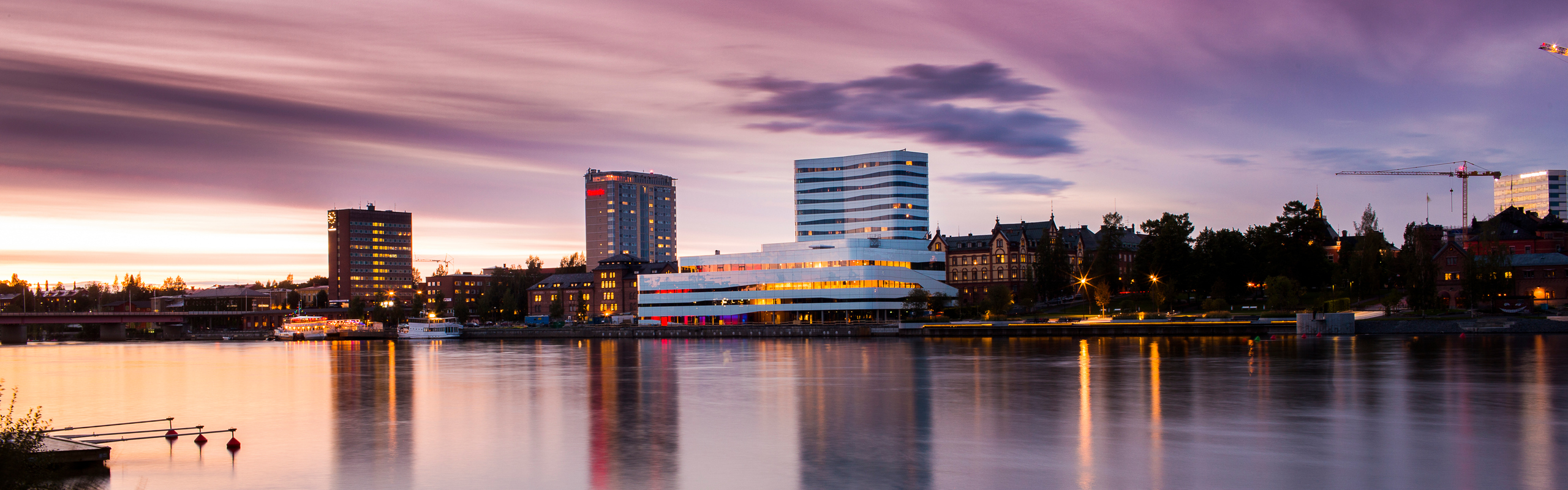 Bild på Umeå skyline