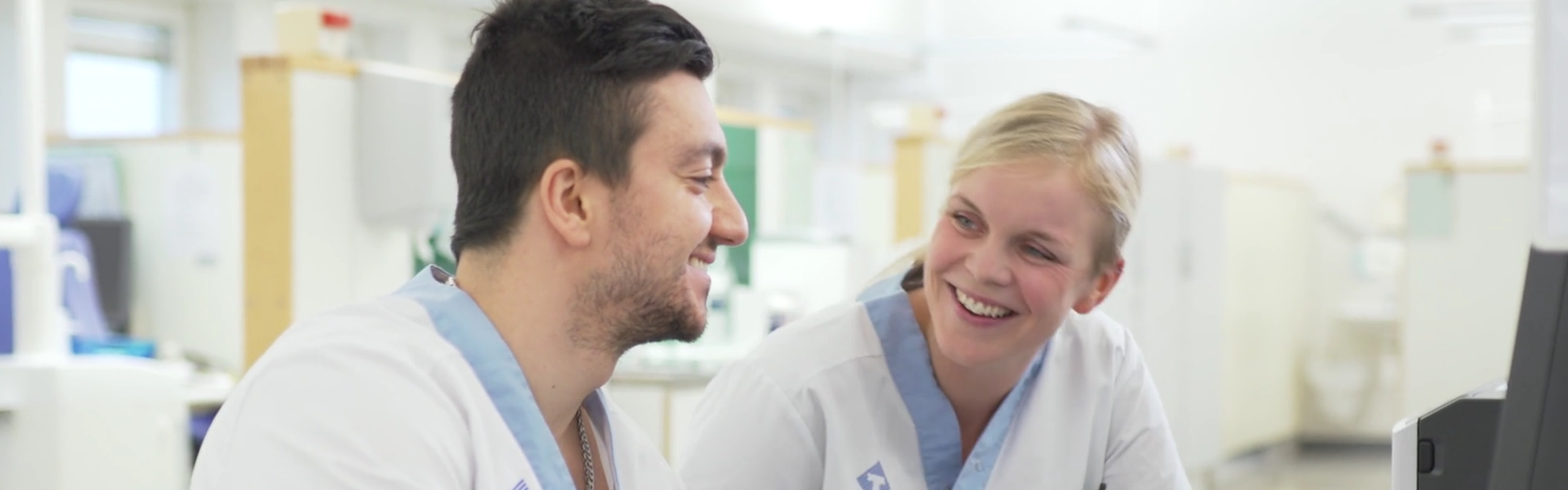 Rebin Akram och Ann-Mari Norberg berättar om tandhygienistprogrammet