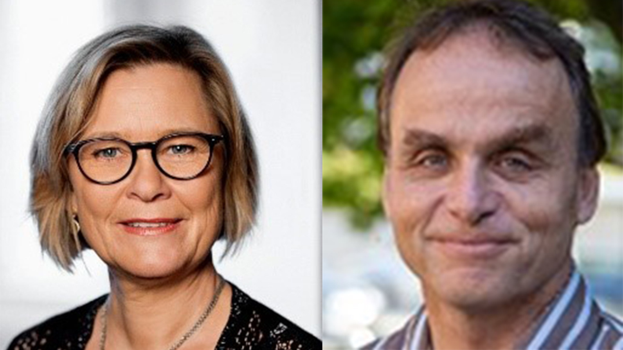 Lone Simonsen och Kim Sneppen