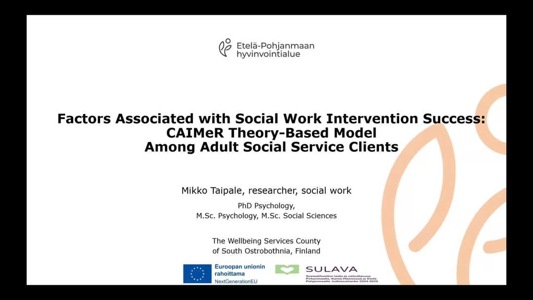 Film: UCER-seminarium med Mikko Taipale