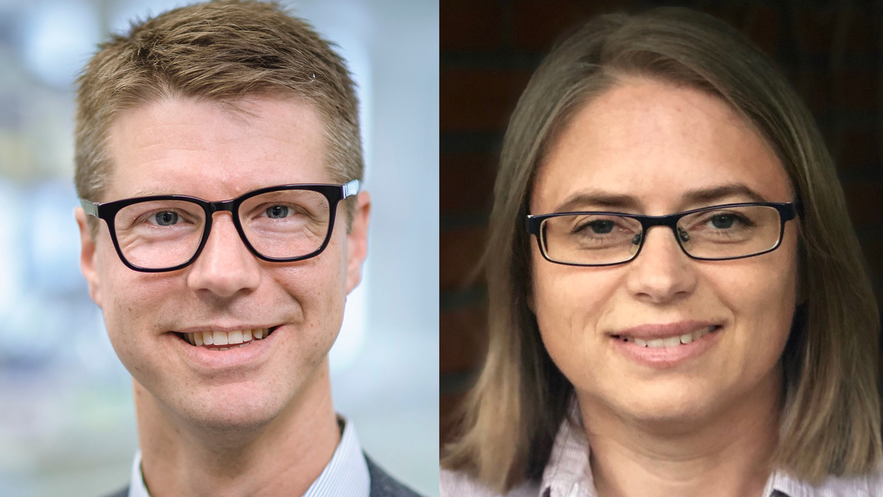 Andreas Josefsson och Karin Welén i ledningen för projektet Sprintr.