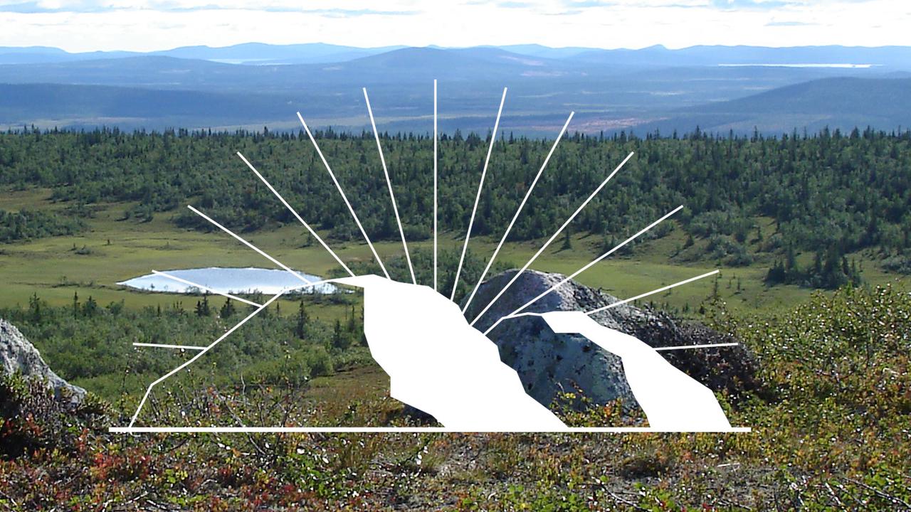 Bild från fjälltopp