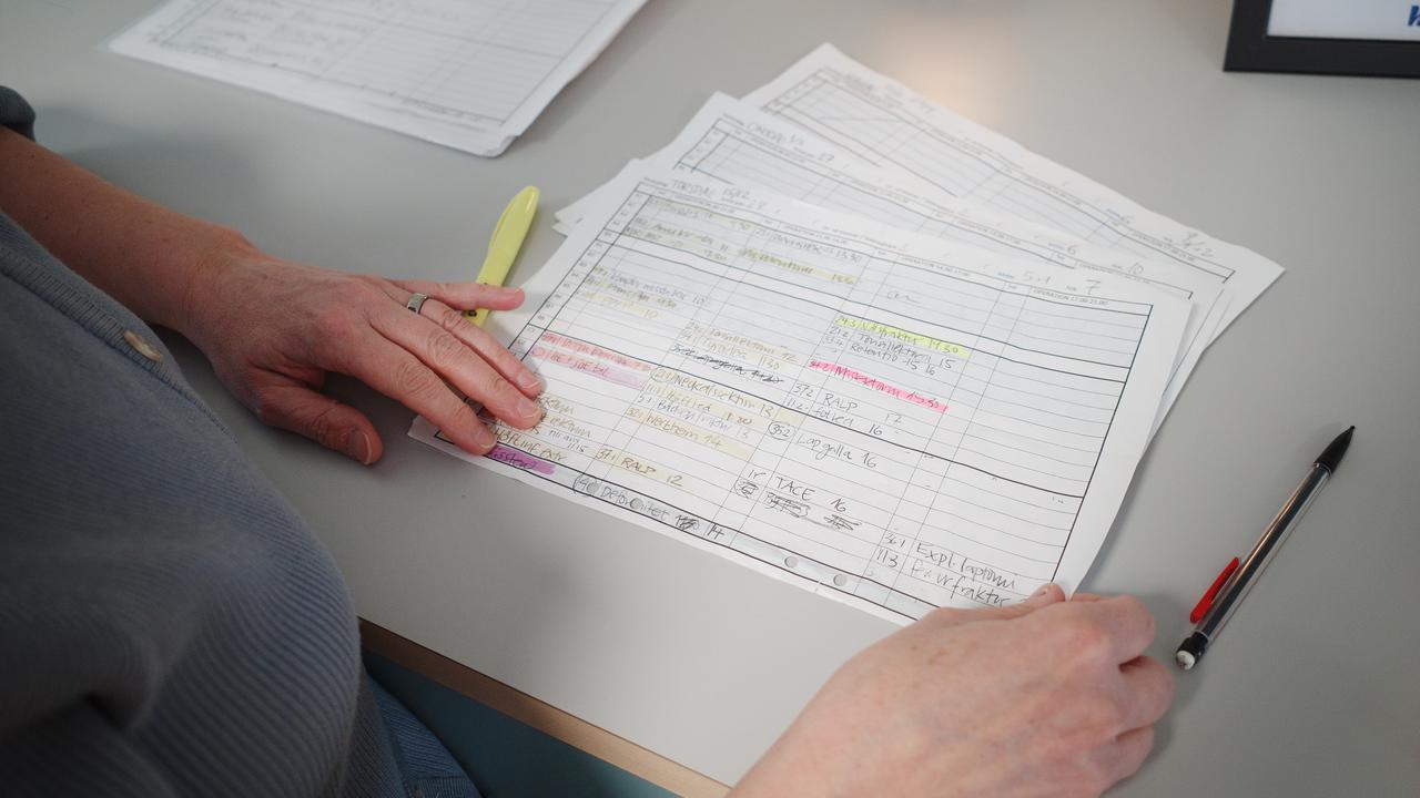 Papper för planering av vårdplatser