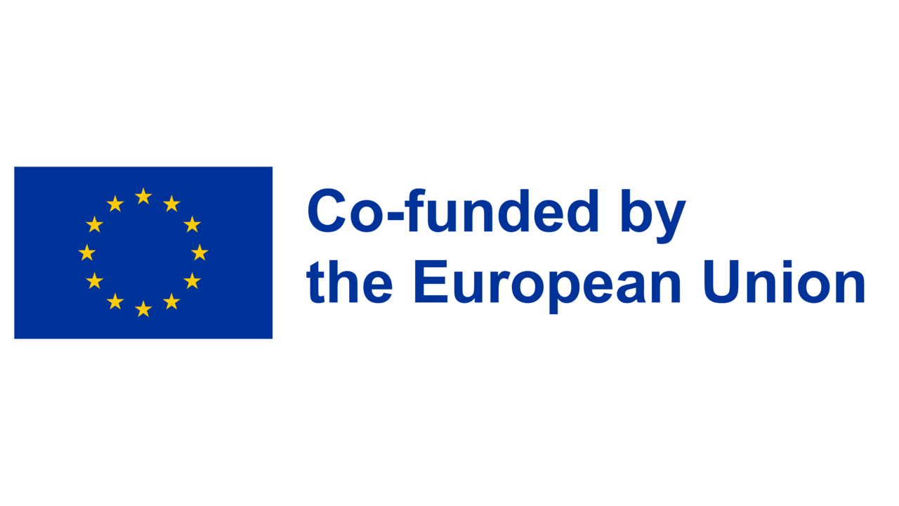 eu flag and text about co-funding