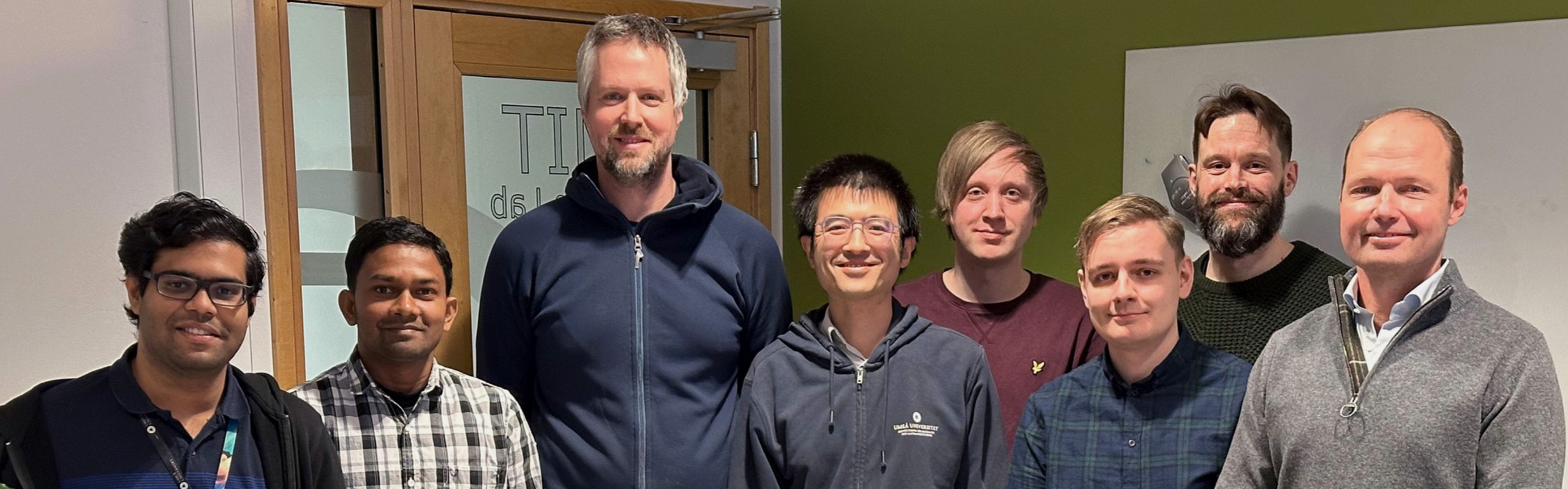 Gruppbild av forskargruppen i beräkningsmatematik