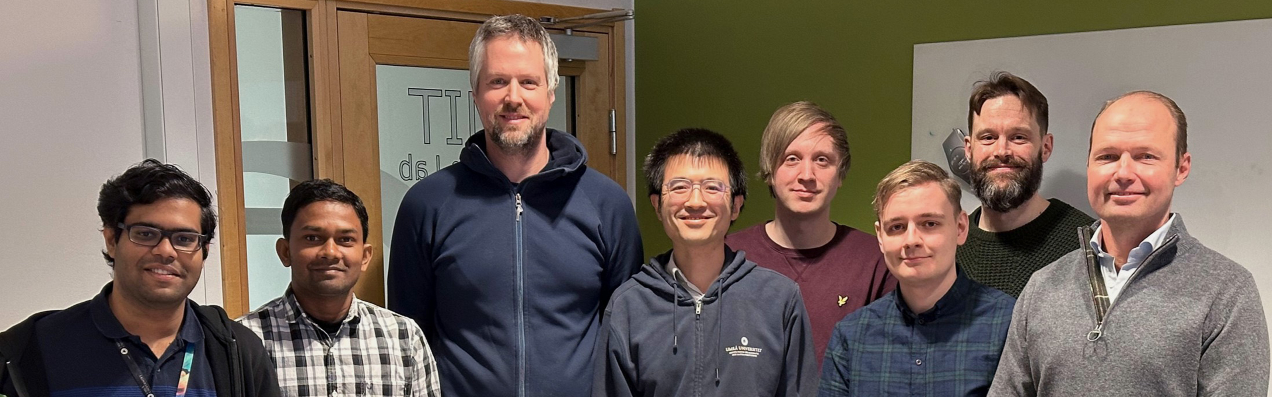 Gruppbild av forskargruppen i beräkningsmatematik