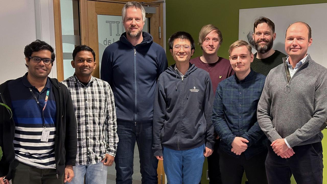 Gruppbild av forskargruppen i beräkningsmatematik