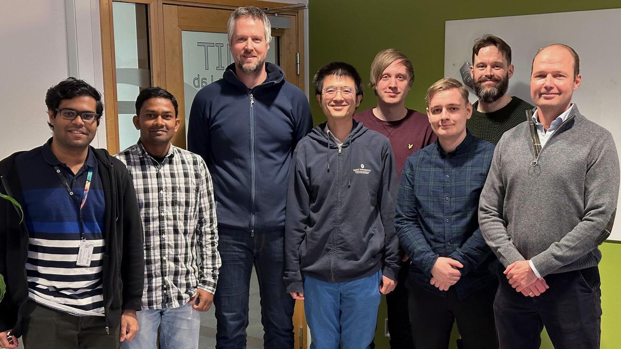 Gruppbild av forskargruppen i beräkningsmatematik