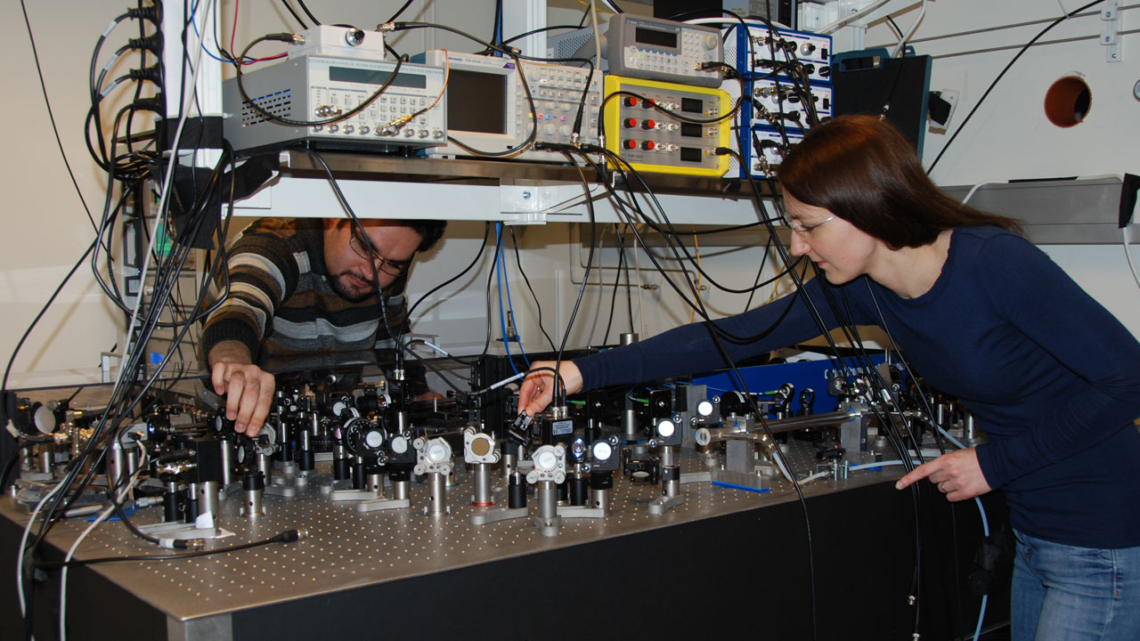 Picture from a physic lab