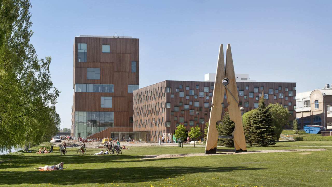 Bildmuseet in summer.