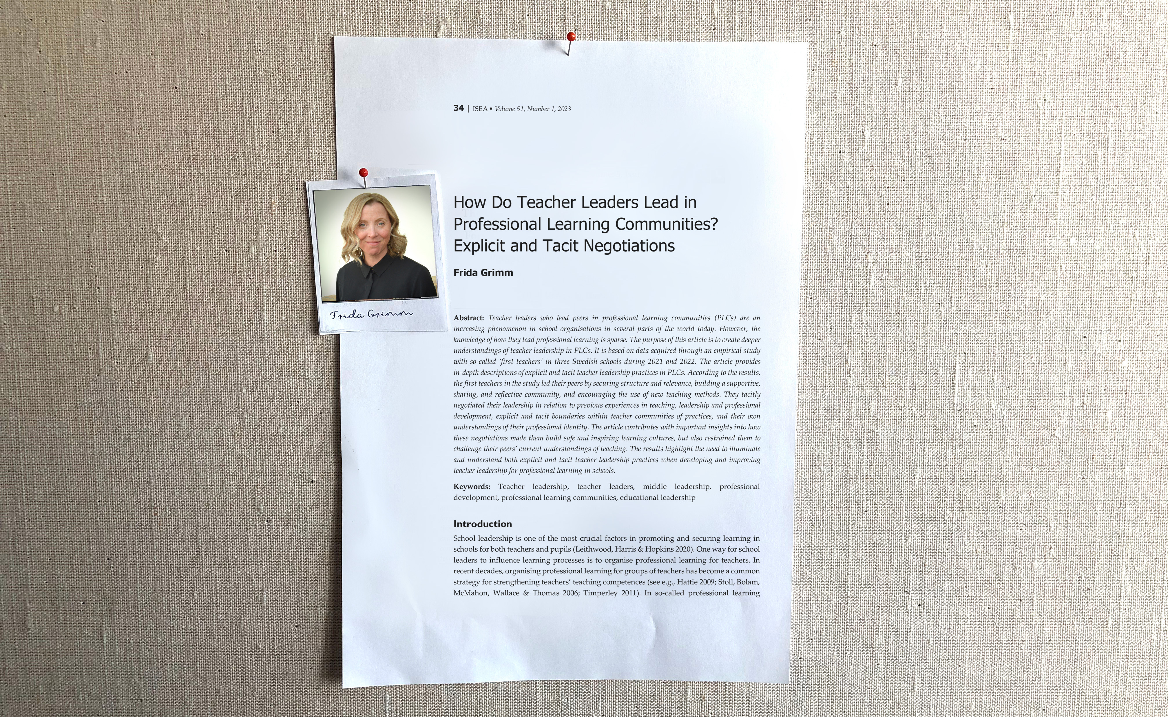 Publikation 2023: Frida Grimm