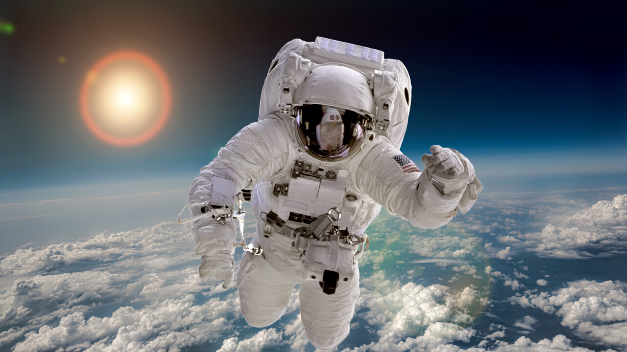Astronaut i rymden.