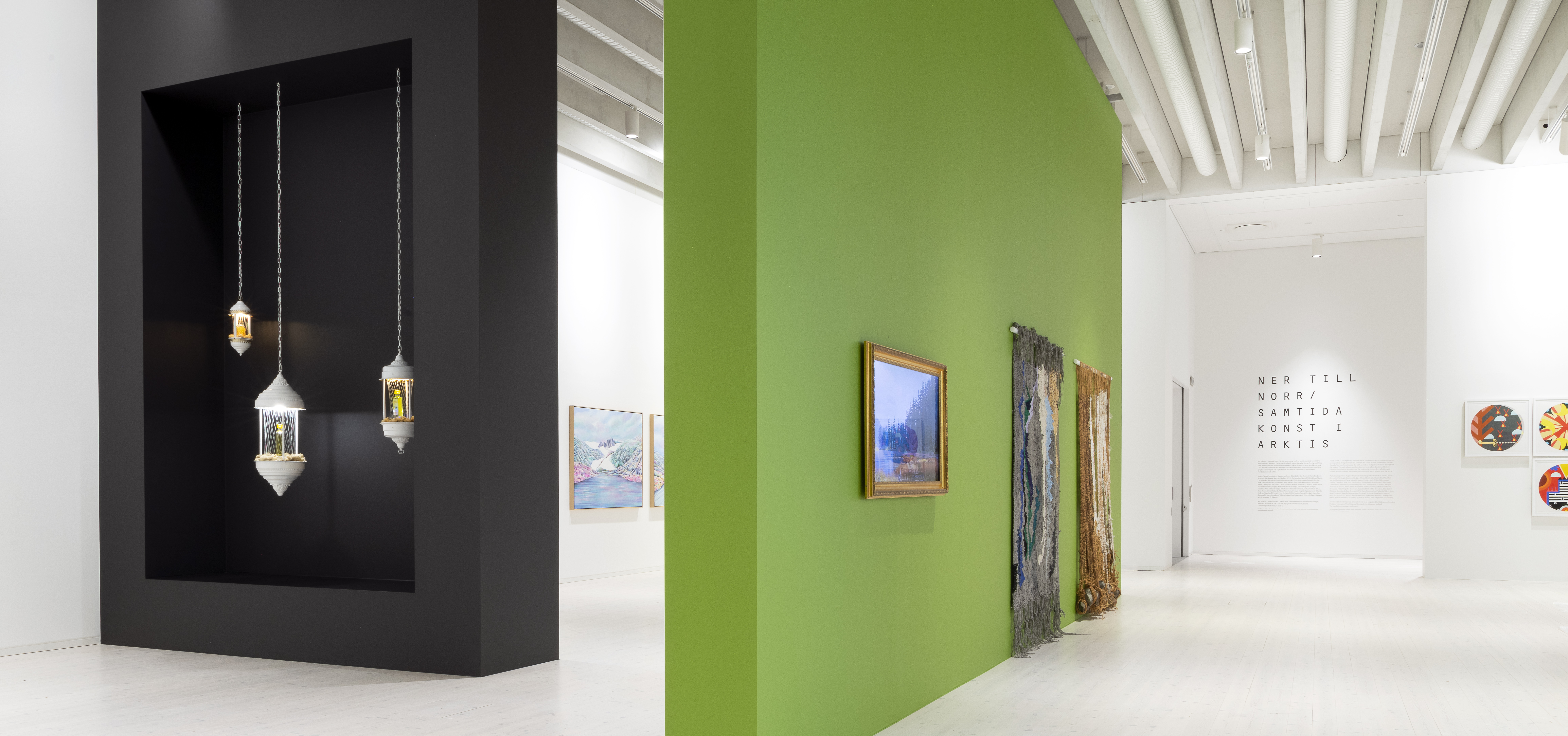 Konstverk utställda på Bildmuseet