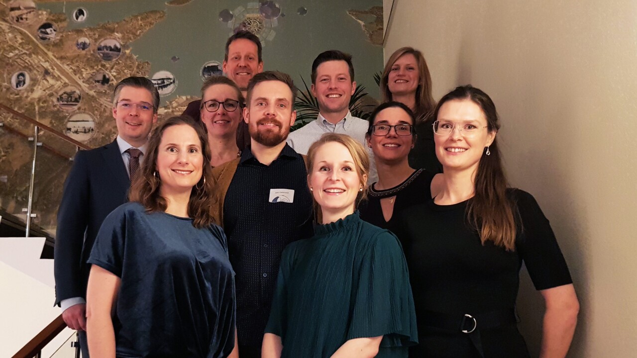 Gruppbild av doktorander vid Forskarskolan i Allmänmedicin, grupp 10