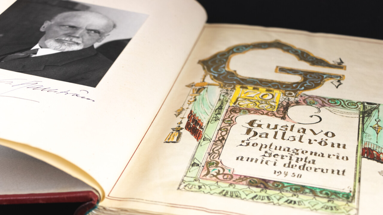 Utdrag från Gustaf Hallströms arkiv