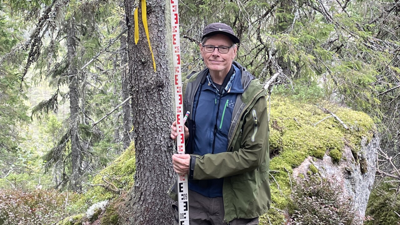 Bild på Per-Anders Esseen i Skuleskogen