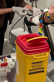 bild på blodprov vid test copd-hiit