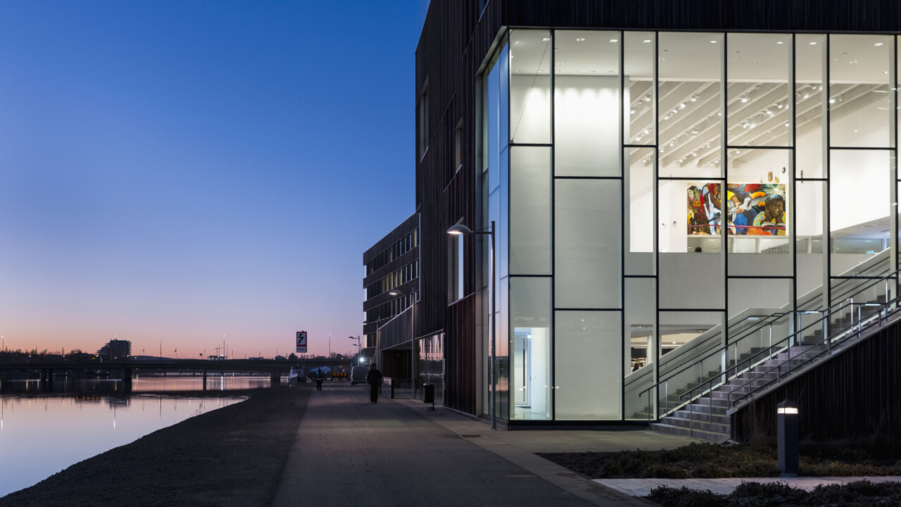 Bildmuseet by night. 