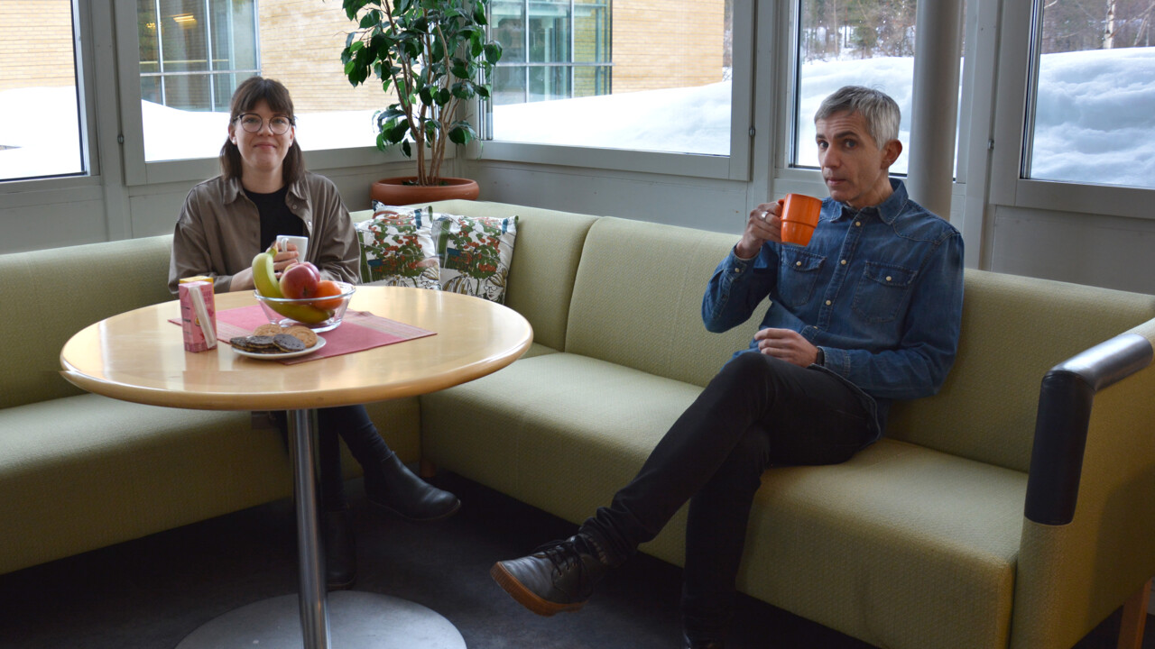 Pausrummet i C2-korridoren