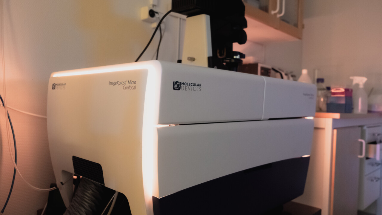 Chemical Biology Consortium Sweden Umeå, Instrument park -  ImageXpress® Micro Confocal, Molecular Devices