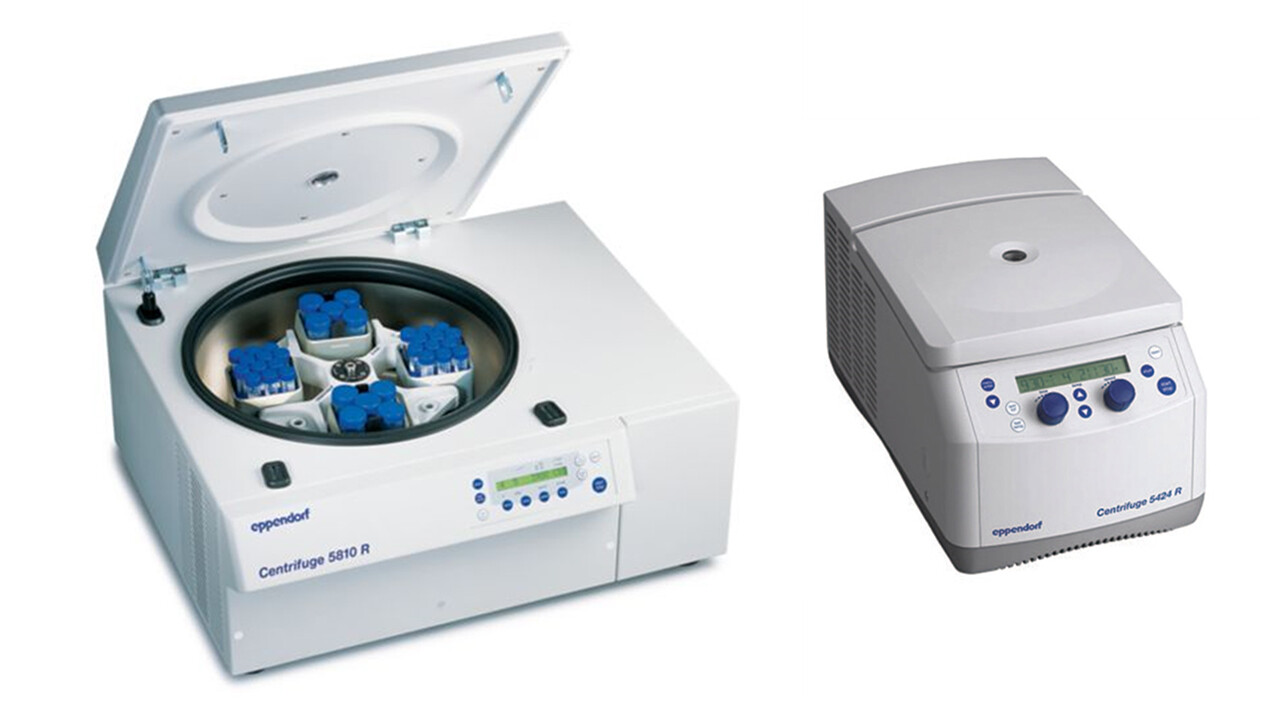 A couple of Eppendorf refrigerated centrifuges for research