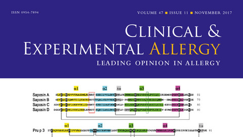Bild på framsida av Clinical and Experimental Allergy