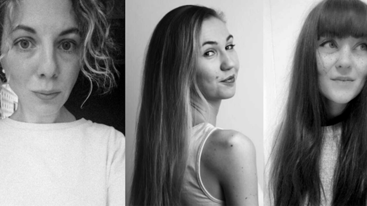 collage av bilder på studenter från c-kursen