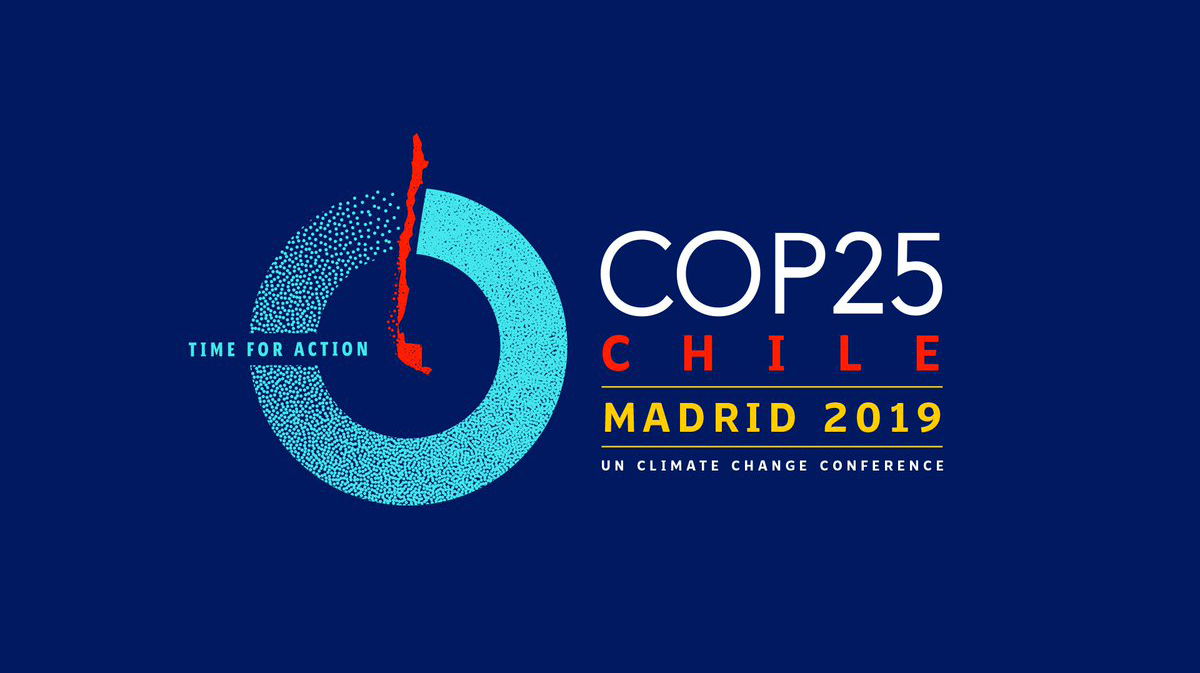 Logotyp COP 25 i Madrid