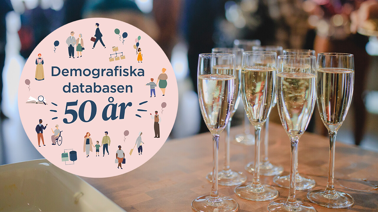 Bubbelglas och jubileumslogga