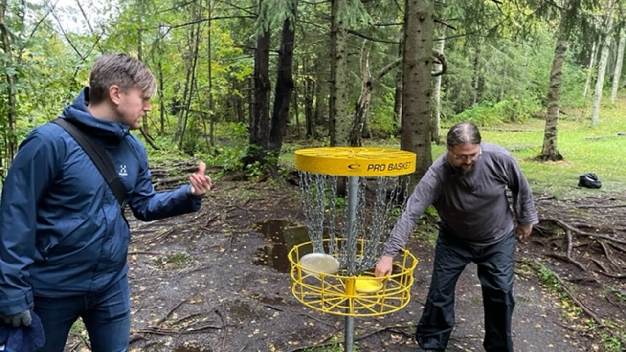 Disc golf clinic