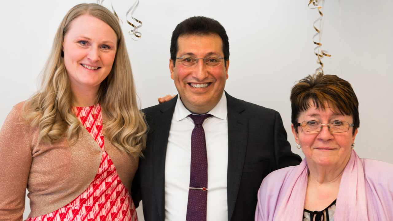 Katarina Lindahl, Ahmad Hussein, Irene Sedlacek