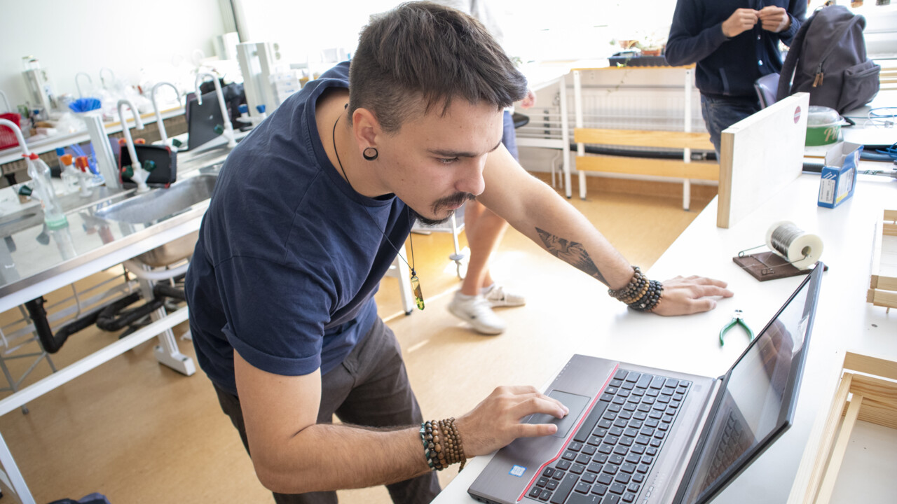 Bild på Tomas Momboeuf under Erasmuspraktik