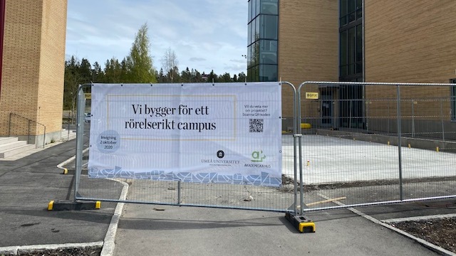 Utegym utanför polishuset