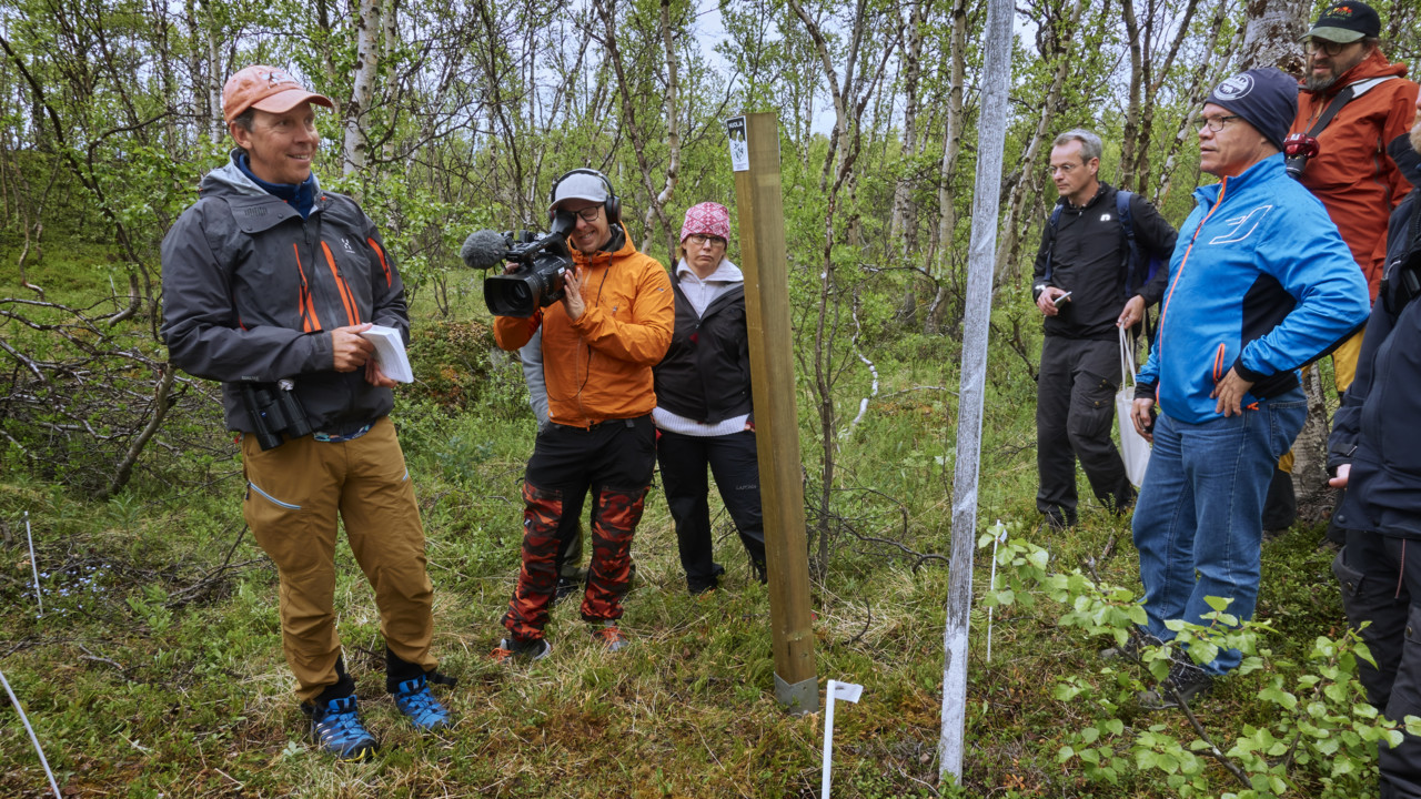 Invigning av Nuolja forskningsstig.